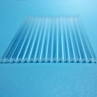 Fused Quartz Rod V Shaped Clear OD 2.4mm OD 5mm Abrasion Resistance