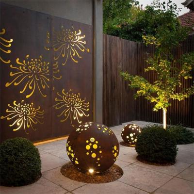 O laser cortou o painel claro de aço da característica de Corten da tela decorativa exterior de Waratah