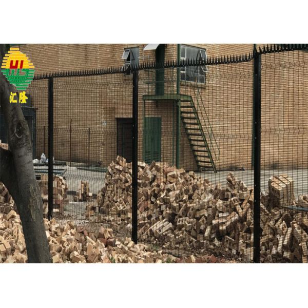 High Durability Clearview 358 Security Mesh Panels Rust Resistance