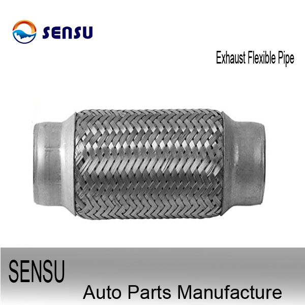 OEM Universal Car 201SS 1.75 Flexible Exhaust Pipe Braided Flex Exhaust Pipe