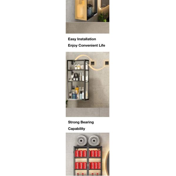 Modern Design Style Odm Bathroom Shower Niche with Porcelain Door and Waterproof