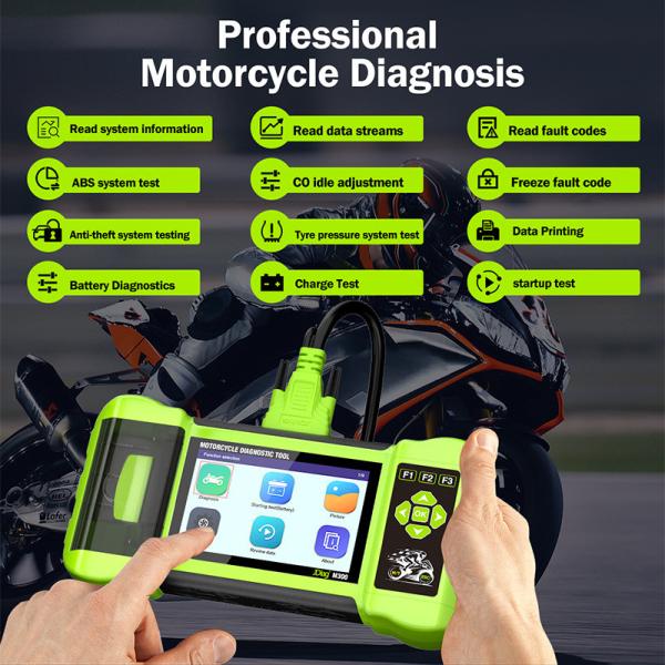 JDiag M300 Motorcycle Tester For Harley Ducati  Intelligent Motorcycle Handheld Diagnostic Instrument