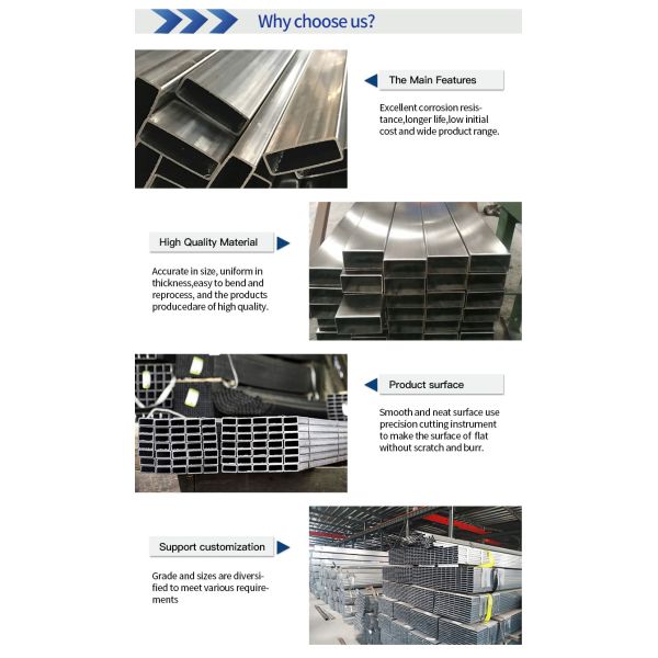 RHS Rectangular Stainless Steel Tube Pipe 2.36