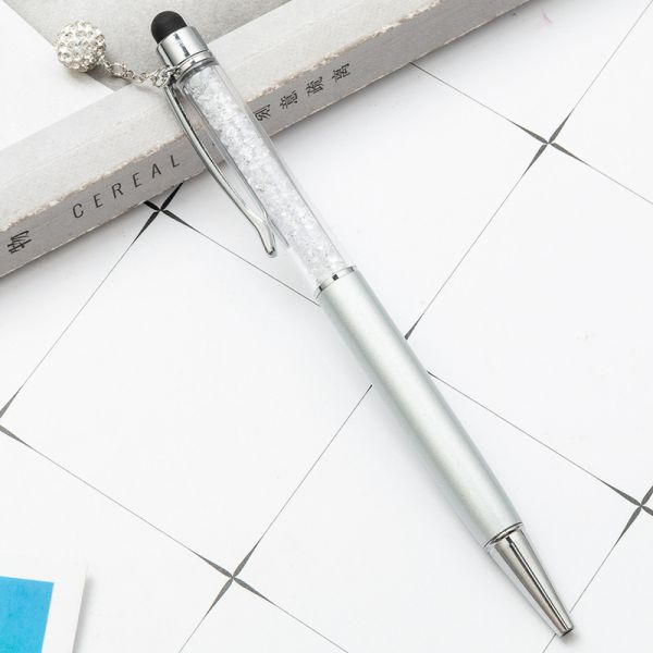 Красивая кристаллическая ручка бриллиантовые шариковые ручки канцелярские шариковые ручки 2 в 1 кристаллическая ручка