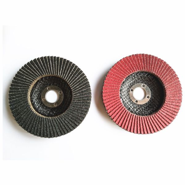 16mm 22mm or Threaded Inner Hole Abrasive Emery Paper Flap Disc for Zirconia Material