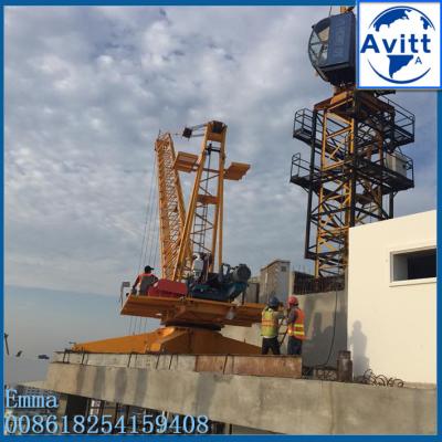 QD1515 Guindaste Derrick de 3 toneladas para elevação de materiais com mecanismo de luffing