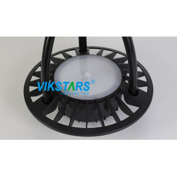 120w Round Garden Lights 100lm/W Black Color For Community Park Yard