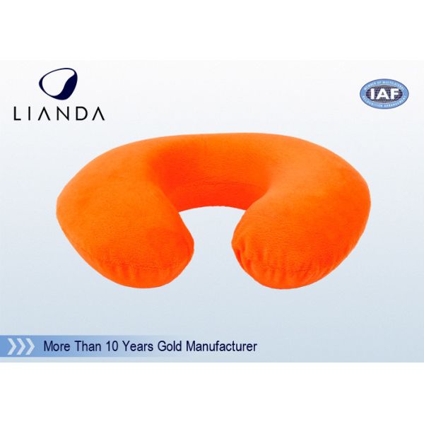 Office Contour Memory Foam Pillow Neck U Shaped Headrest With Carry Bag