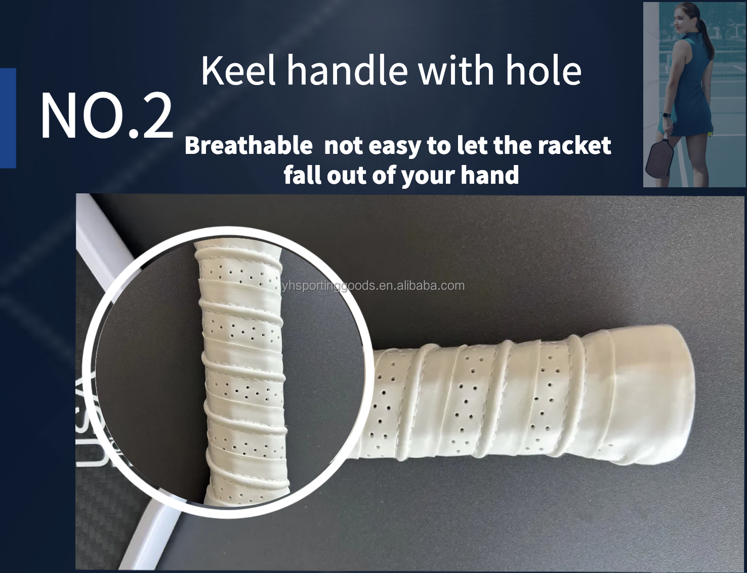 Custom Thermoforming Pickleball Paddle 16mm Thickness with USAPA Standard Certificate