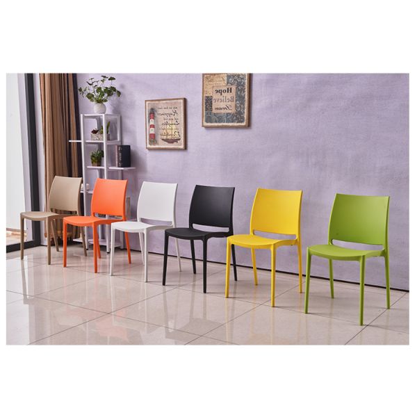 Cheap Price Home Furniture Stackable Dining Restaurant Cafe Plastic Chair for Sale