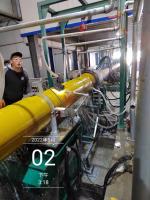 Ligne de production continue de tuyaux en acier préisolés en mousse PU