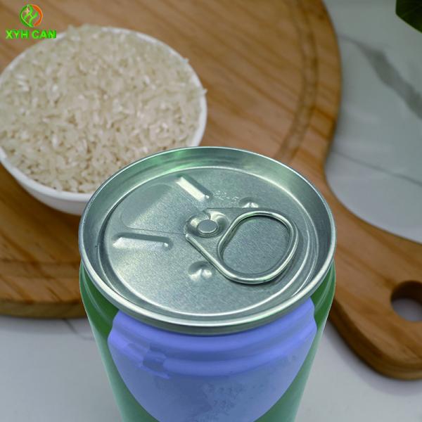 Coffee Milk Round Tin Cans 0.19mm Thickness For 245ml Beverages Drinks