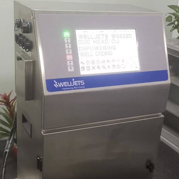 Двухголовый промышленный струйный принтер для резины промышленный, высокоскорост