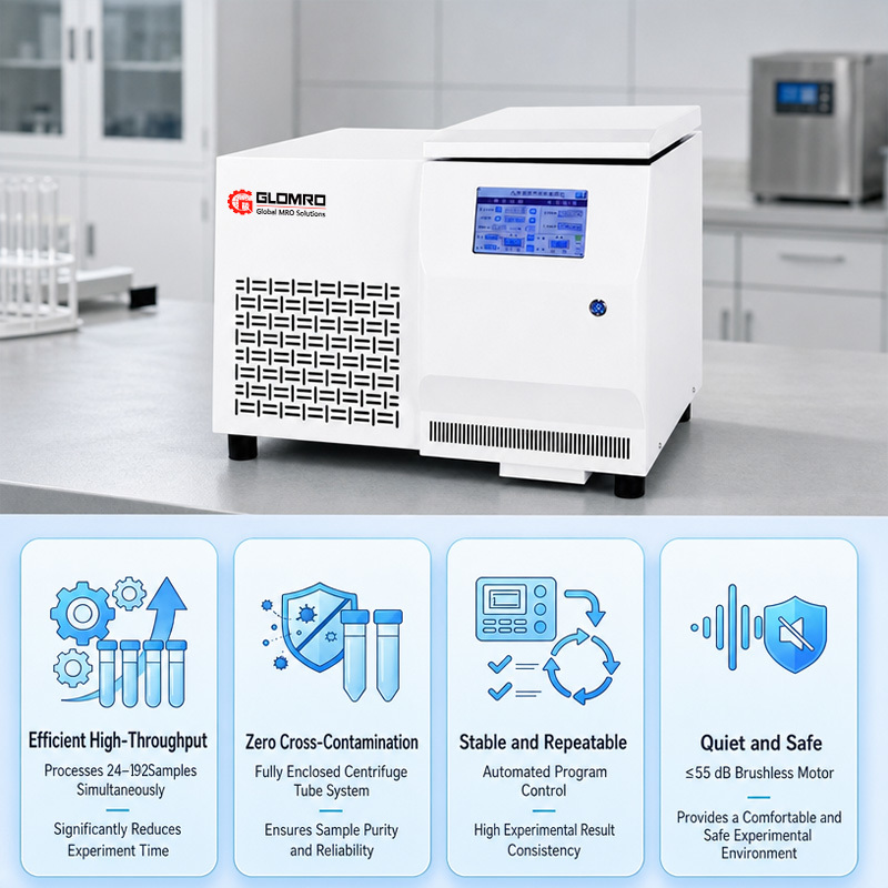 High Throughput Tissue Grinder Lab Sample Homogenizer for DNA RNA Extraction Animal Plant Soil Sample Preparation