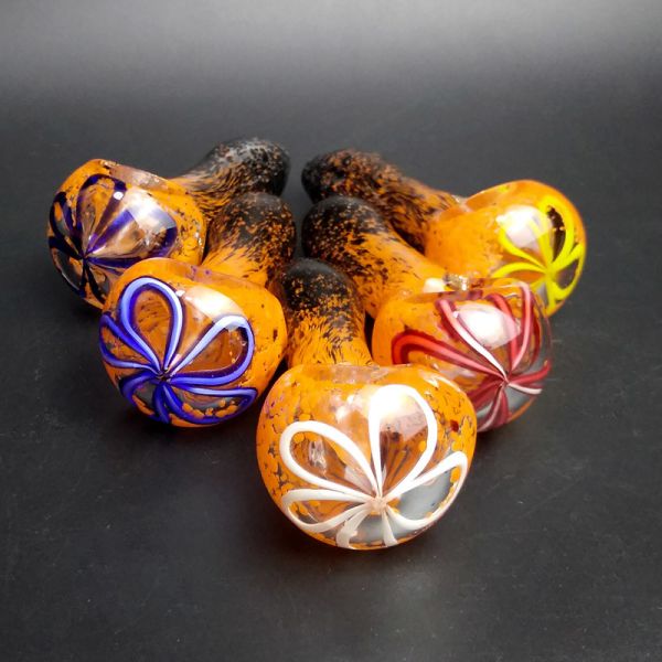 Customized Length Glass Hand Pipe For Grass Weed 4mm Thickness Straight Type