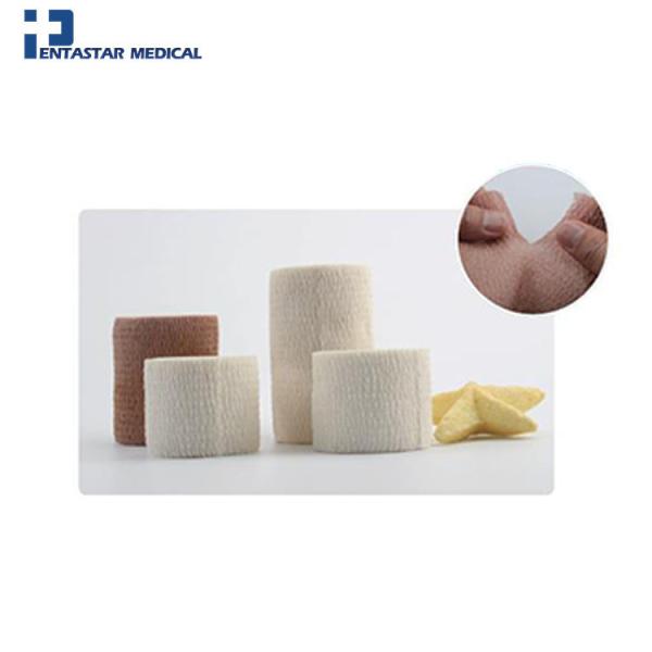 CE Cotton Self adhesive Bandage Wrap in Medical Elastic Adhesive for Sports, Hand & Leg Guard