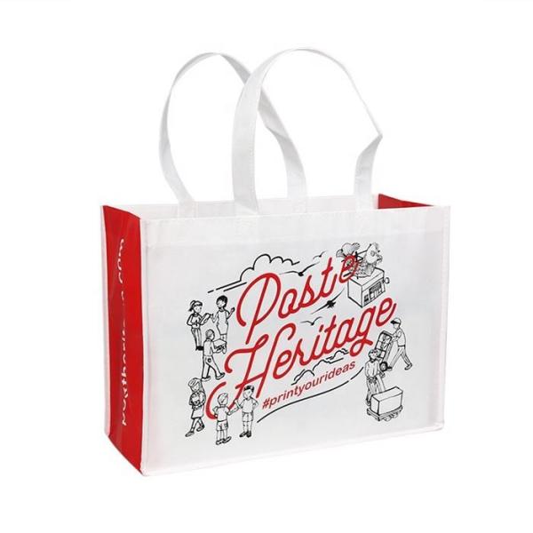 Promotional Durable Laminated Foldable PP Woven Grocery Shopping Bag