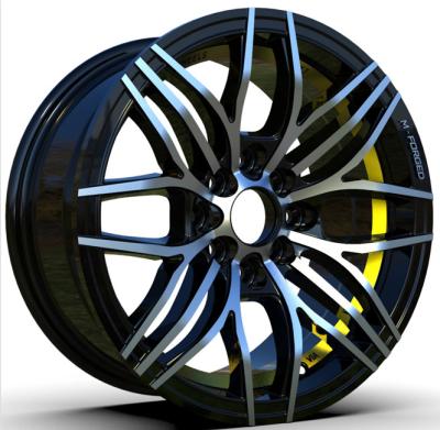 18 fluxo do preto da polegada 5×114.3 da polegada 19 que forma bordas forjadas do carro