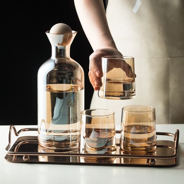 Чайник боросиликатного стекла домочадца крышки 1200ml силикона