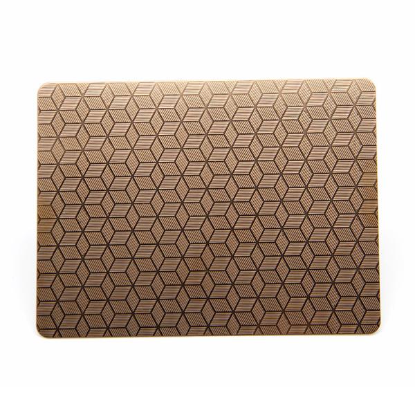 304 Color Rose Gold SS Sheet Embossed For Interior Decoration