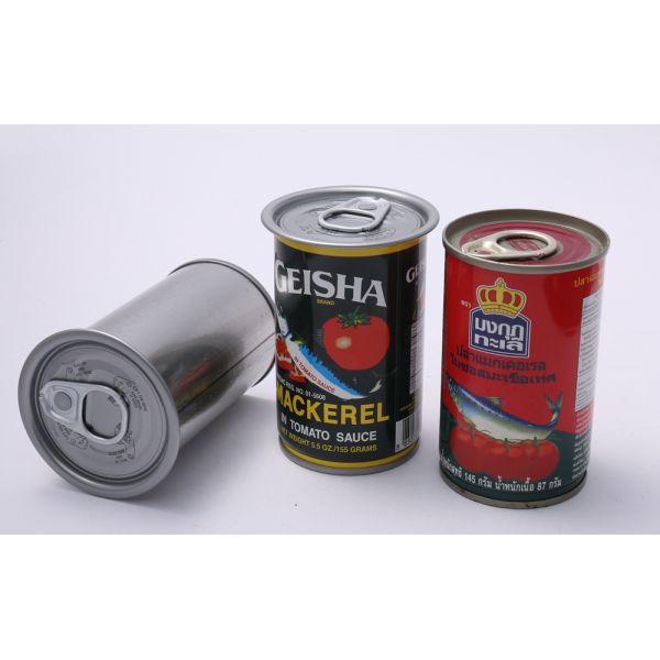 Silver 80g Tin Can Food Packaging Customized Tinplate Food Packaging