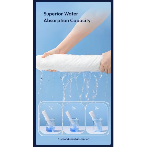 Disposable Big Size Travel Bath Towel White for Hotel Bathroom