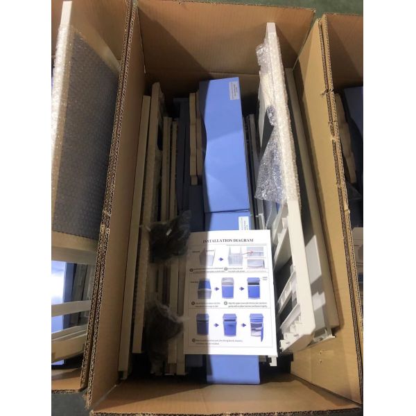 ABS Пластиковый больничный медицинский кровать Боковой шкаф шкафчик с 1 ящиком