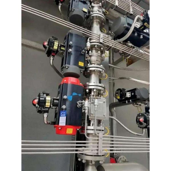1/2in 4in WCB Stainless Steel Bidirectional Electric Explosion-Proof Diaphragm Valve for High Temperature DC24VAC110V380V220V