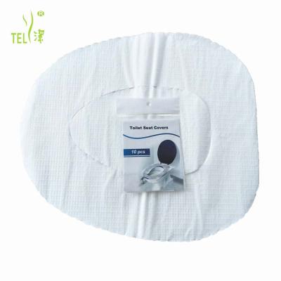 Soft 2ply Woodpulp Disposable Toilet Seat Covers Anti Bacteria