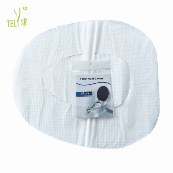 PE Film Disposable Toilet Seat Protectors Antibacterial