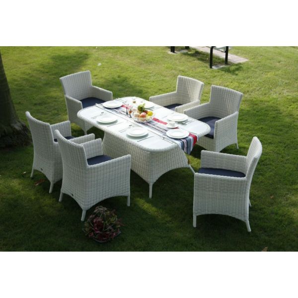 Foldable Rattan Table Set The Perfect Addition to Your Modern Outdoor Dining Setup