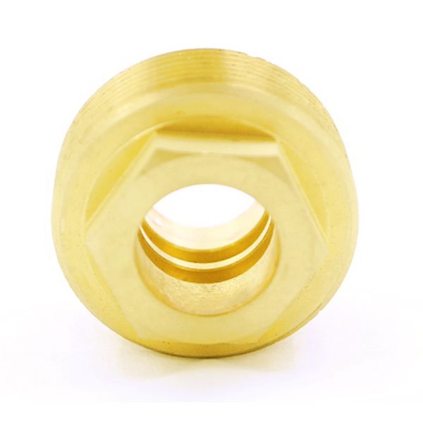Thread Bushing Plug Hot Forged Parts Brass / Copper Tolerance ± 0.005mm