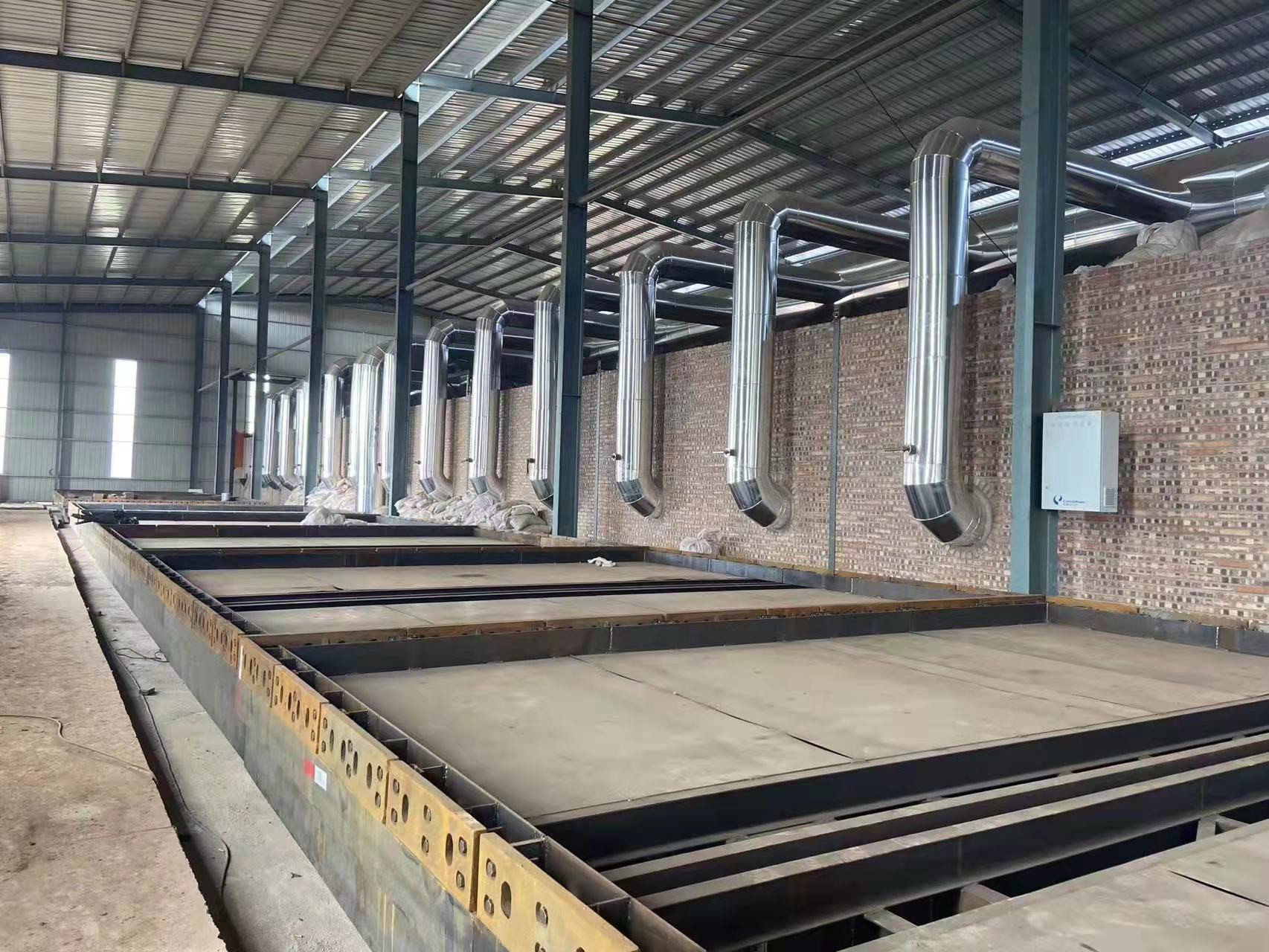 Operar en el horno del túnel de albañilería móvil, en el horno de ladrillo automático