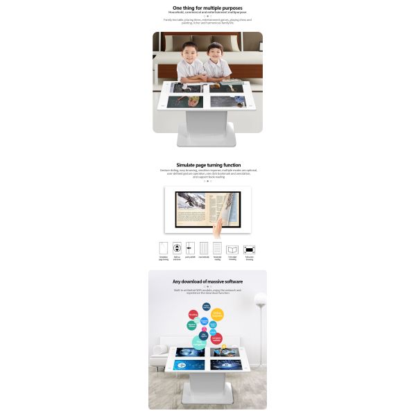 Емкостный игрок интерактивного видео 1920x1080 экрана TFT LCD Multi