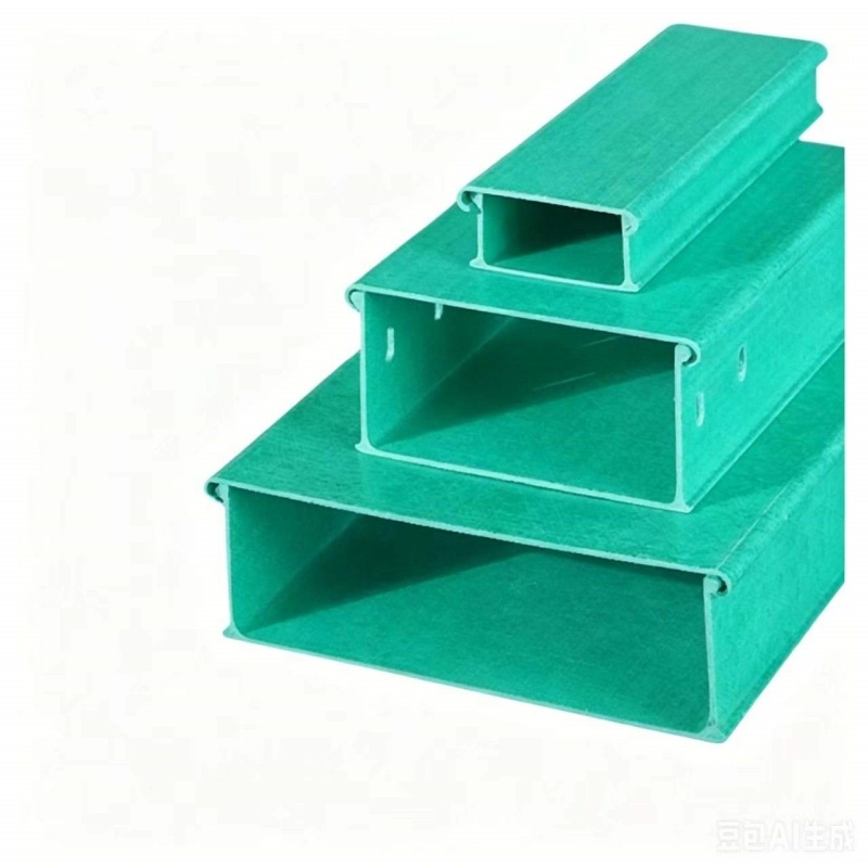 Anti Corrosive Composite Fiberglass Cable Duct 800mm x 200mm For Industrial Wiring
