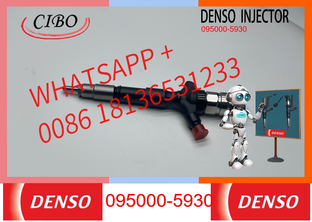 Denso original Denso original Denso Diesel Fuel Injector 095000-5930 095000-593# 23670-0L010 2KD Common Rail Injector for Toyota Hiace Hilux diesel CR Engine new injector original new injector