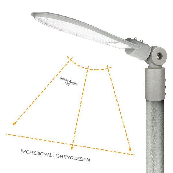 La lentille de PC rayonnant le lumen élevé imperméable LED d'angle de faisceau du réverbère de LED 120° perle