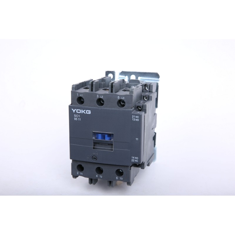 125A Din Rail Installation 3 Pole AC Contactor Rated Operational Voltage 220VAC