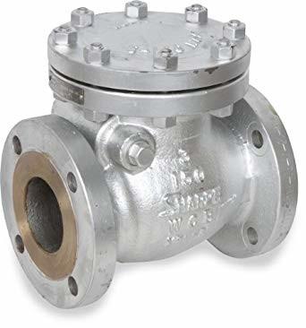 Modular Design Cast Steel Swing Check Valve , WCB Check Valve RF Flange End