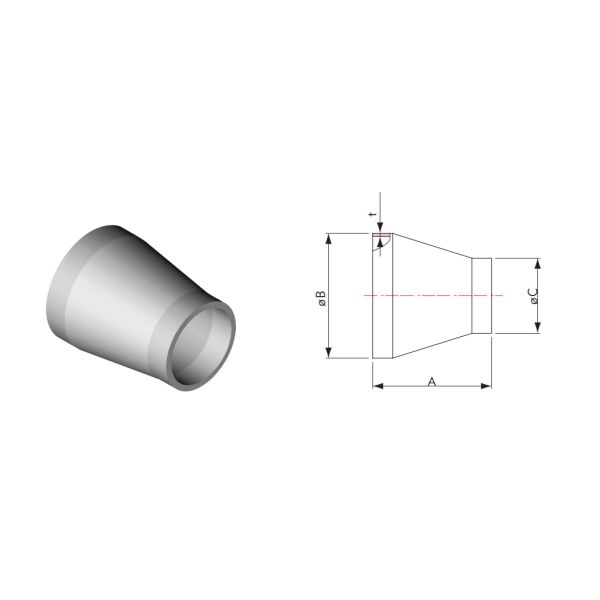 Helium Leak Detection Conical Reducers For Vacuum System