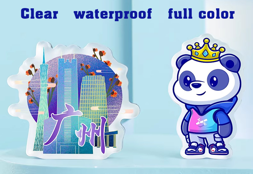 Custom High-Transparency Acrylic Refrigerator Sticker with Strong Magnetic Design and Customizable Size and Shape