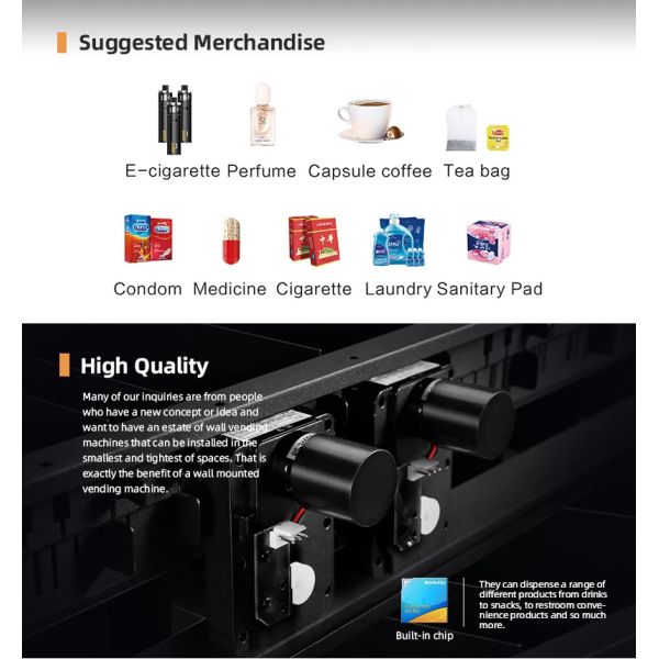 Chewing Gum Condom Wall Mounted Mini Vending Machine can With Coin Acceptor