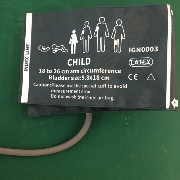 Contec NIBP Child Manchuff 18-26 см 2.3.11.00003 IGN003 Серый цвет Новый оригинал для больницы