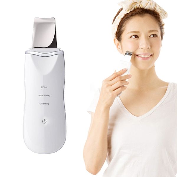 Anti Puffiness Ultrasonic Skin Scrubber Spatula , Portable Skin Scrubber Machine