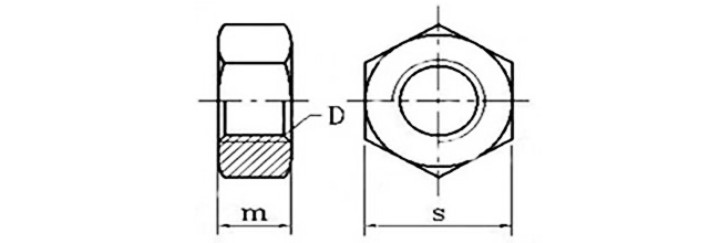 ASTM A194 SS 304 316 Stainless Steel Weld Nuts DIN 934 M1-M10