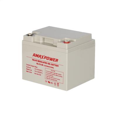 Alarm Lighting Rechargeable Gel Vrla Battery 12v 38ah Deep Cycle Battery