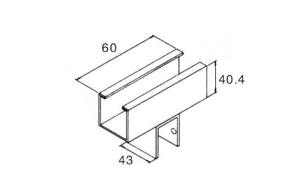 Junção de aço de Flexibile para a trilha do rolo, conector Eco-Amigável da trilha do rolo do metal