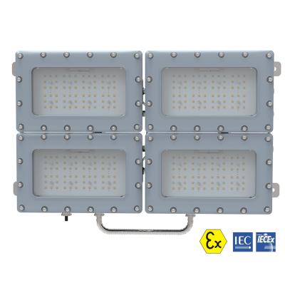 Luz de inundação à prova de explosões 400W do diodo emissor de luz do conjunto dos Luminaires de KHJ quatro 480W