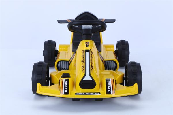 Crianças Elétricas Pedal Alimentado Ride On Go Kart Racer Car Toy Cartão Tamanho 71X50X24cm