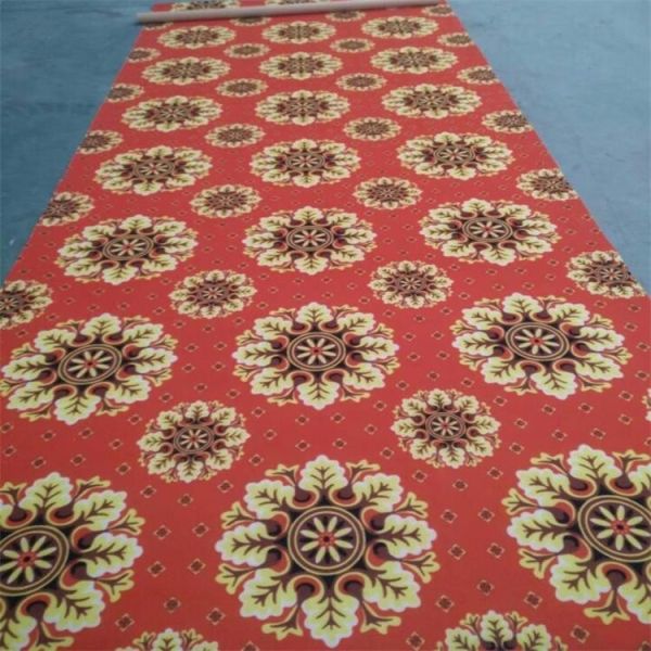 Needle punched Polyester non-woven fiber printed carpet